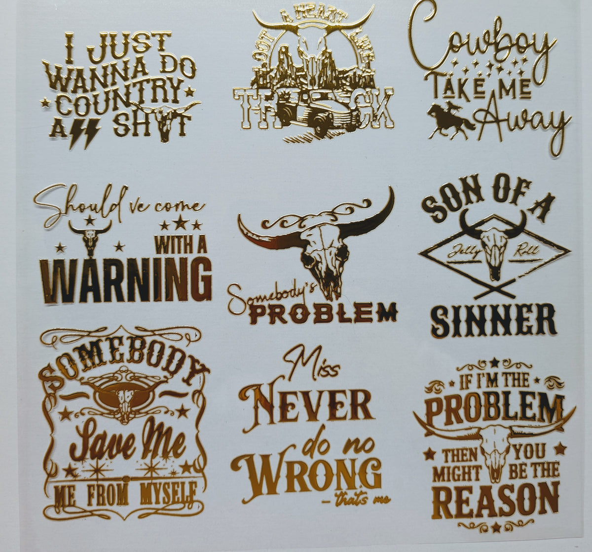 #89 If I'm the problem available in silver and gold