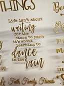#14 Metallic UV DTF-Inspirational- available in Gold and Silver