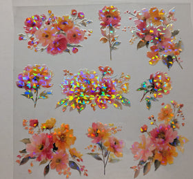 #100 Bougie Floral Shatttered 3 Designs