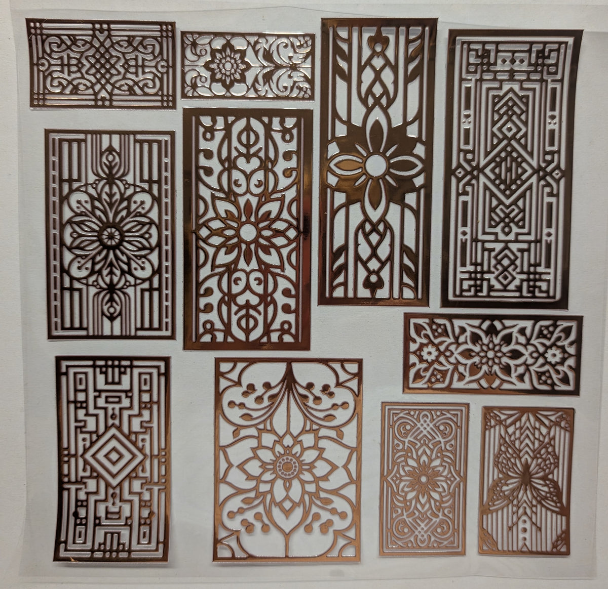 #120 Metallic Decorative Panels 3 colors