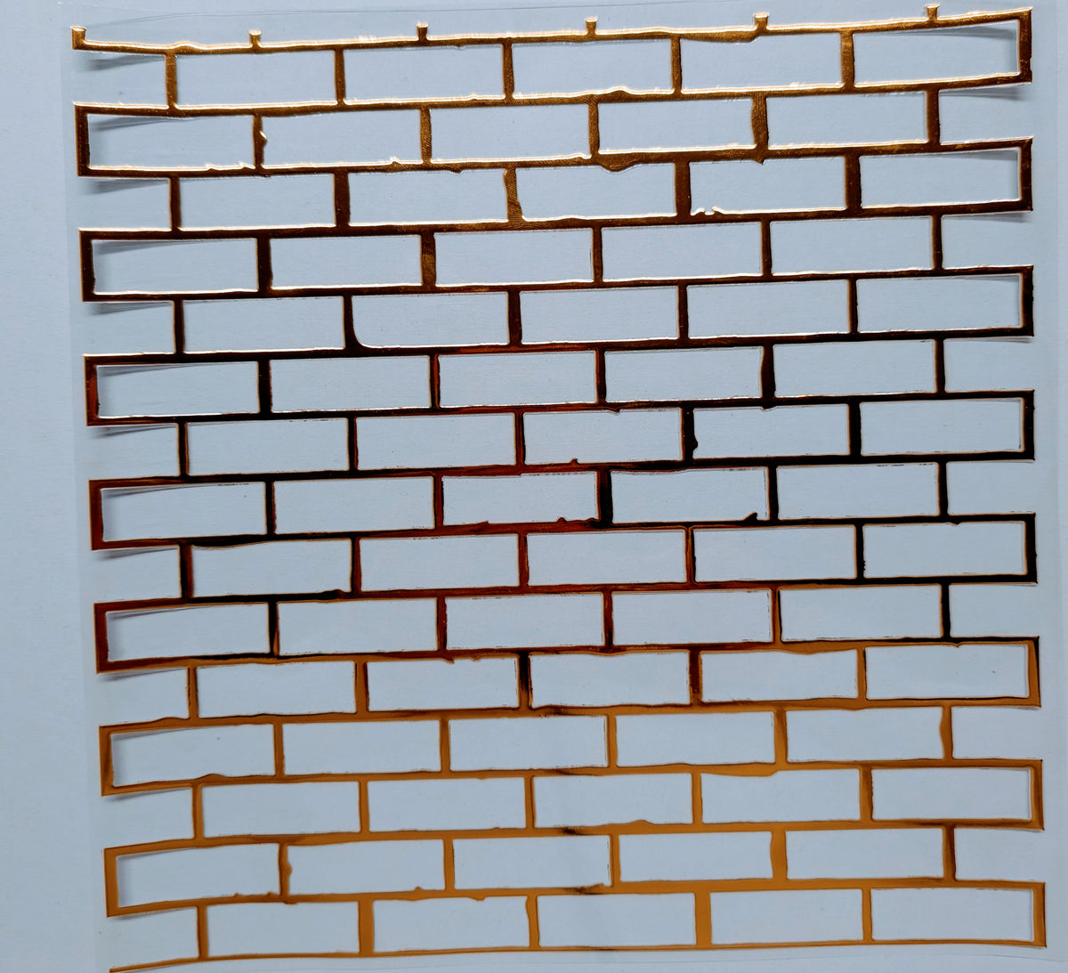 metallic Brick #96 available in Rose Gold, Silver and Gold