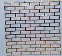 metallic Brick #96 available in Rose Gold, Silver and Gold