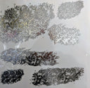 #138 Metalllic Lace patches