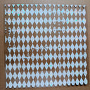 #62 Distressed Harlequin Shattered- available in Teal, Purple, Orange, white and Black