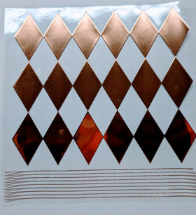 Metallic #95 Argyle available in Rose Gold, Silver, Holo White and Gold