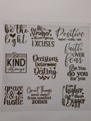 Bloom Box Extras UV DTF Decal sheets 9 design Options  available