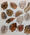 #31 Metallic UV DTF-Tropical Leaves- available in Gold and Holo Green