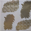 #142 Metallic Houndstooth and Leopard  patches