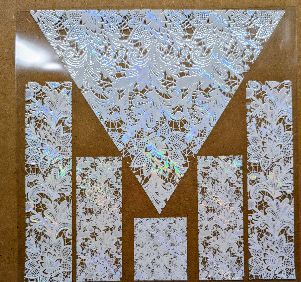 #134 Lace Vsplit Metalliic 4 color options (Copy 2)