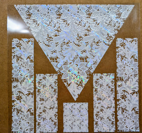 #134 Lace Vsplit Metalliic 4 color options (Copy 2)