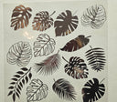 #31 Metallic UV DTF-Tropical Leaves- available in Gold and Holo Green