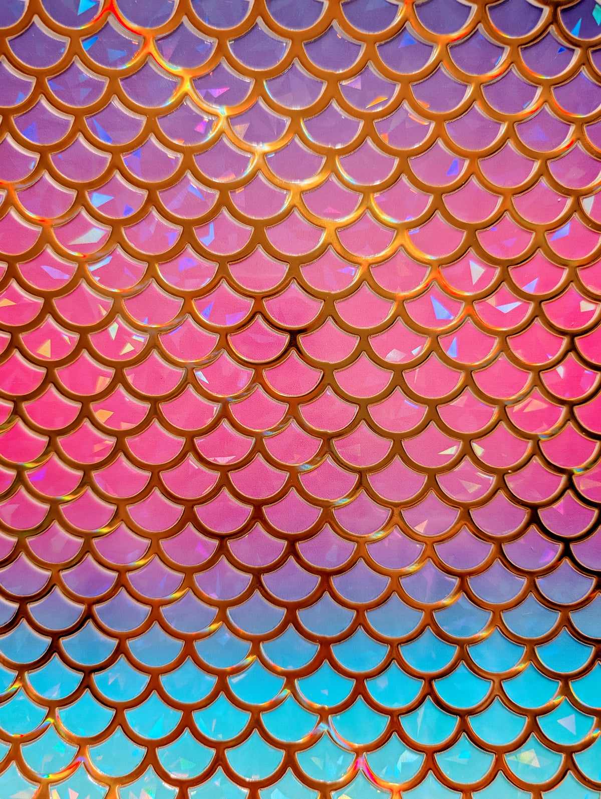 #123 Metallic and Holographic Mermaid scales and outlines  5 colors Options