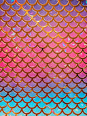 #123 Metallic and Holographic Mermaid scales and outlines  5 colors Options