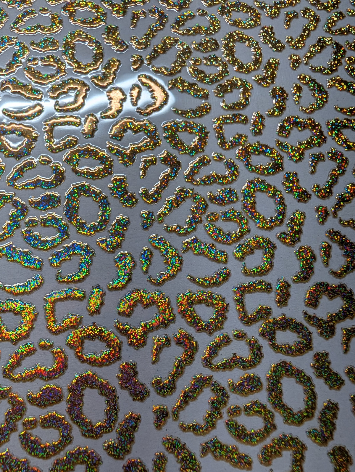 #109 Leopard Sand Holographic