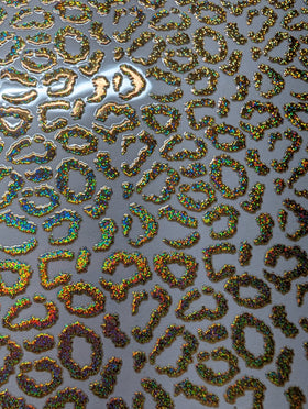 #109 Leopard Sand Holographic