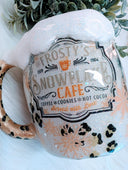 14oz Snowflake Cafe Coffee Mug Stainless steel finished Tumbler