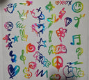 #151 Metallic Graffiti Elements