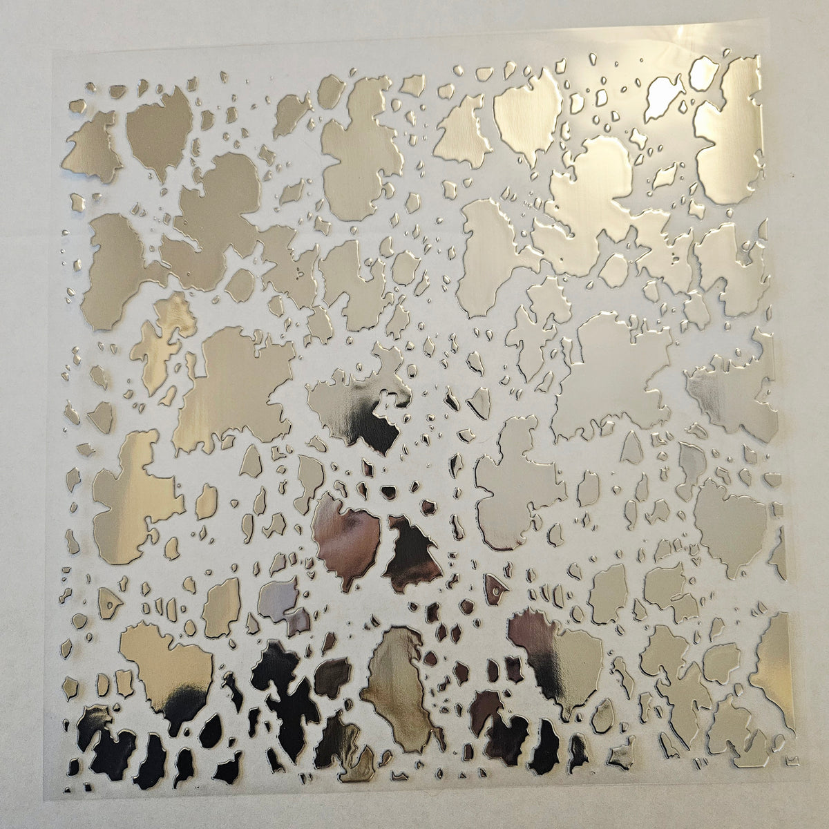 #32 Metallic UV DTF-Cow Spots- available in Gold, Silver, Holo Black, Holo Teal, Holo Pink and holo white