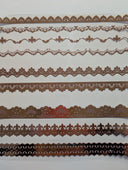 #127 Metallic and Holographic Lace Borders 3 color options