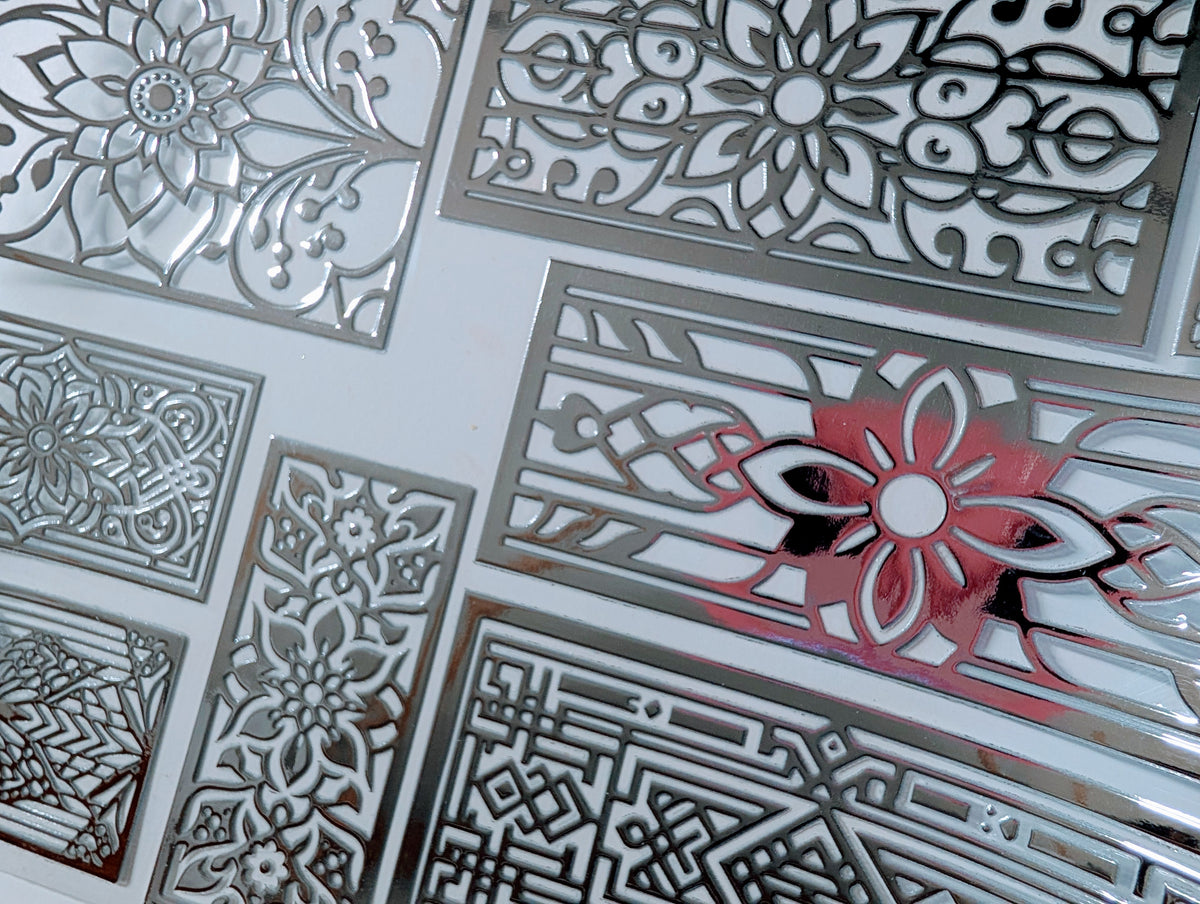 #120 Metallic Decorative Panels 3 colors