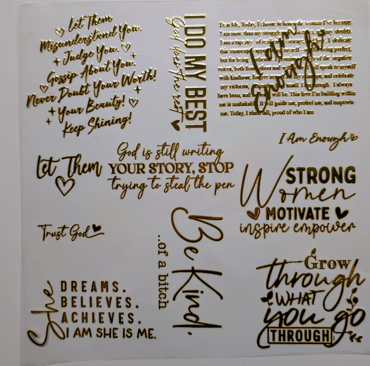 #131 Let them Metalliic 3 color options