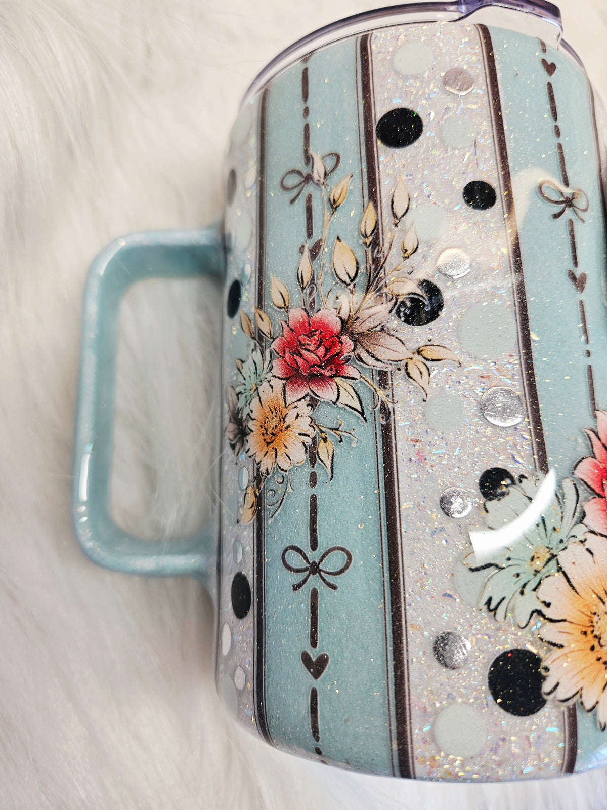 16oz Tiffany Bow Coffee Mug Stainless steel finished Tumbler