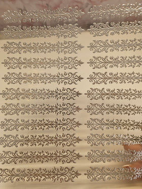 #1 Metallic UV DTF- Scrolls- available in Gold and Silver