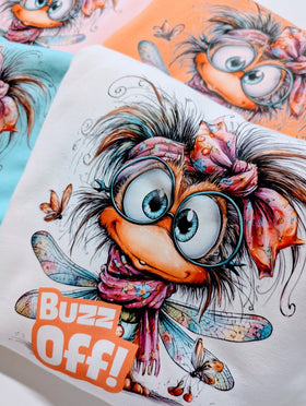 Buzz Off Sweatshirt- Available in 4 colors and multiple sizes