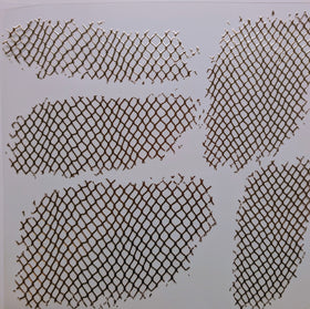 #128 Metallic fishnet patches 3 color options
