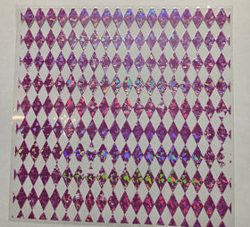 #62 Distressed Harlequin Shattered- available in Teal, Purple, Orange and Black