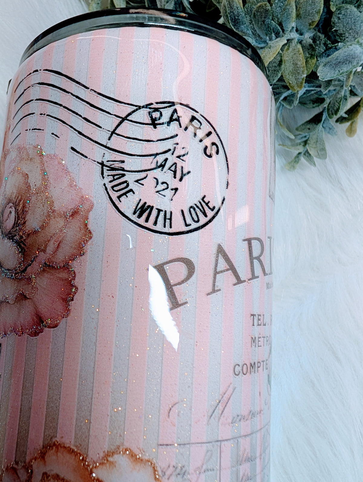 35oz  Paris Stainless steel finished Tumbler