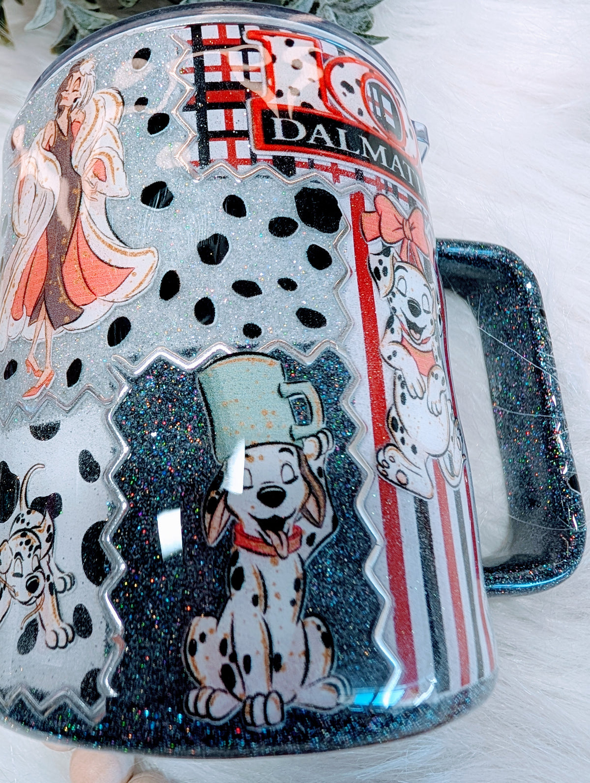 12oz Dalmatian Coffee Mug Stainless steel finished Tumbler