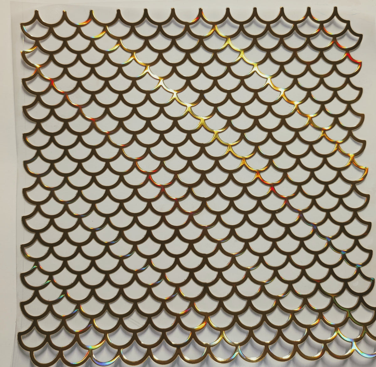 #123 Metallic and Holographic Mermaid scales and outlines  5 colors Options