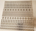 #46 Metallic UV DTF-Aztec Borders- available in Gold, Silver