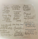 #14 Metallic UV DTF-Inspirational- available in Gold and Silver