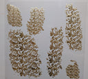 #133 tooled leather patches Metalliic 3 color options (Copy)