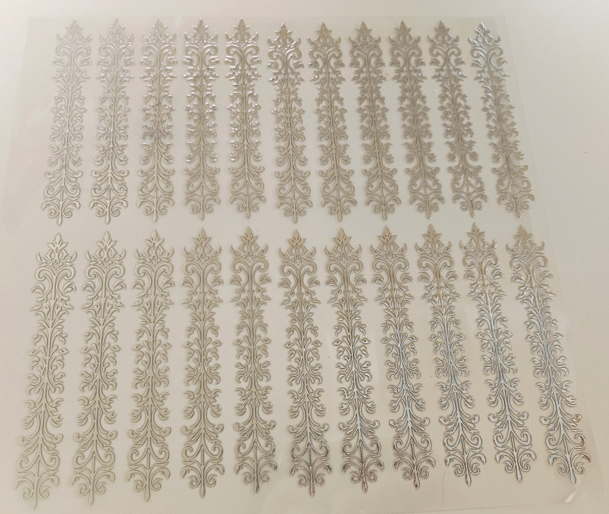 #1 Metallic UV DTF- Scrolls- available in Gold and Silver