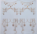 #124 Metallic and Holographic Celestial Garland  5 colors Options