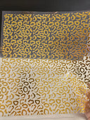 #4 Metallic UV DTF- Leopard- available in Gold and Silver