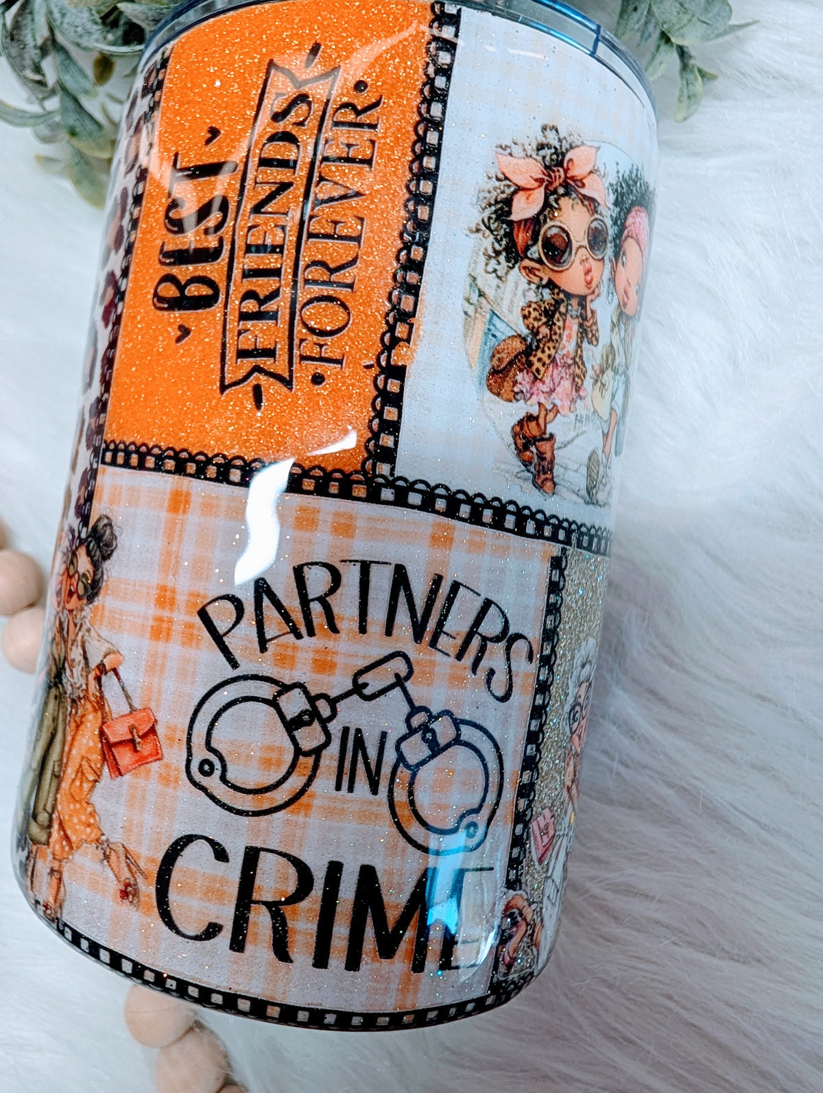 16oz Best Friends  Coffee Mug Stainless steel finished Tumbler