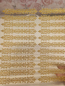 #1 Metallic UV DTF- Scrolls- available in Gold and Silver