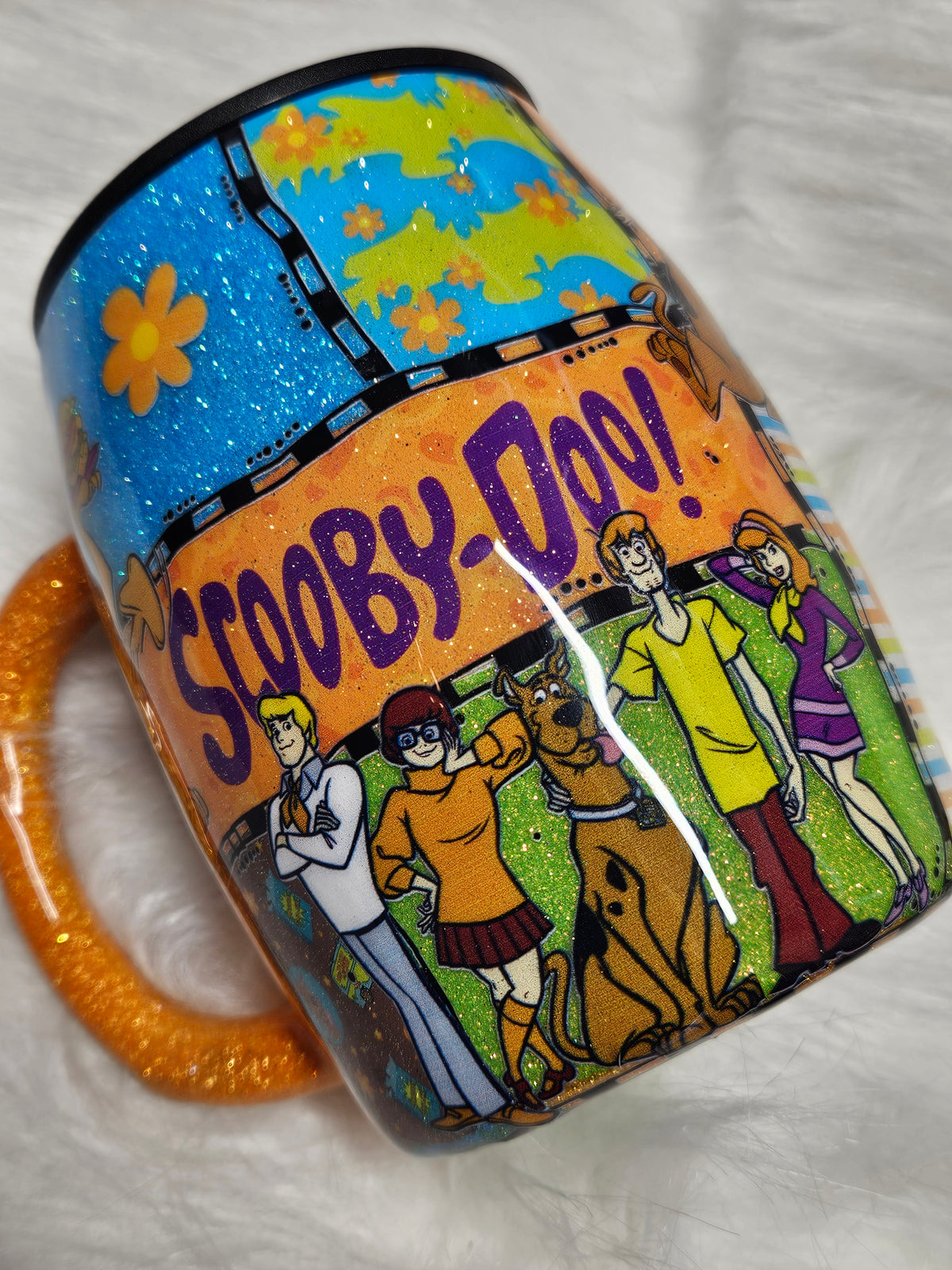 14oz Scooby wine Stainless steel finished Tumbler