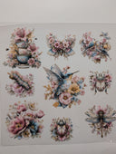Bloom Box Extras UV DTF Decal sheets 9 design Options  available