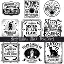 Sleepy Hollow Black UV DTF Decal Sheet