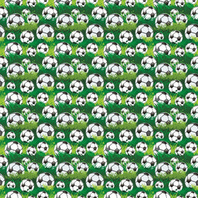 Soccer Balls In Grass - Adhesive Vinyl