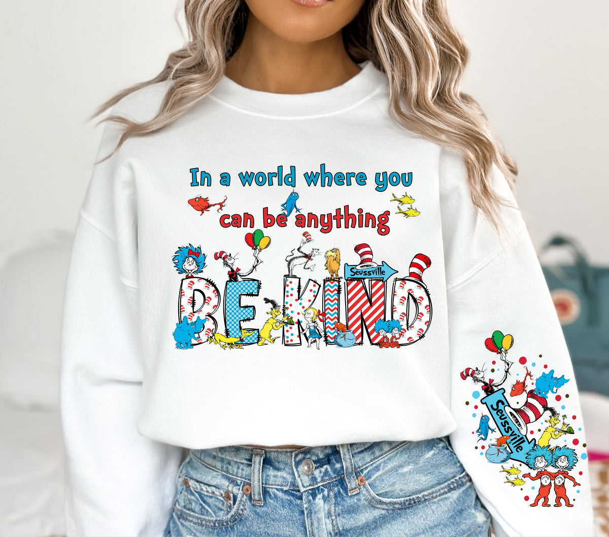 Be kind Seuss DTF Transfers- 2 piece set