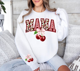 Mama Coquette Cherry black DTF Transfer