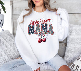 American Mama Bow DTF Transfer