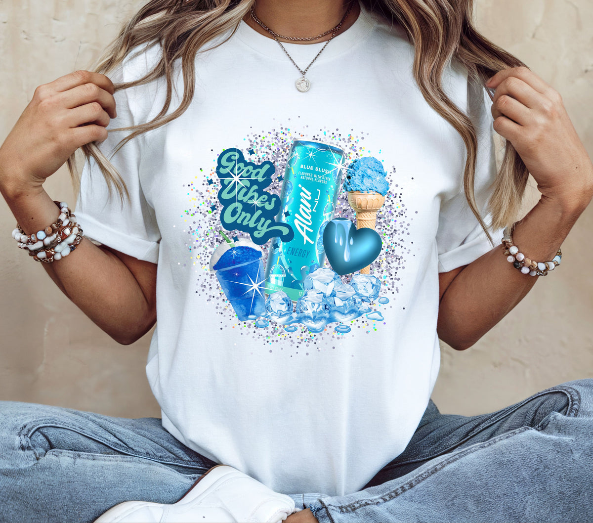 Alani Blue Slush DTF Transfers
