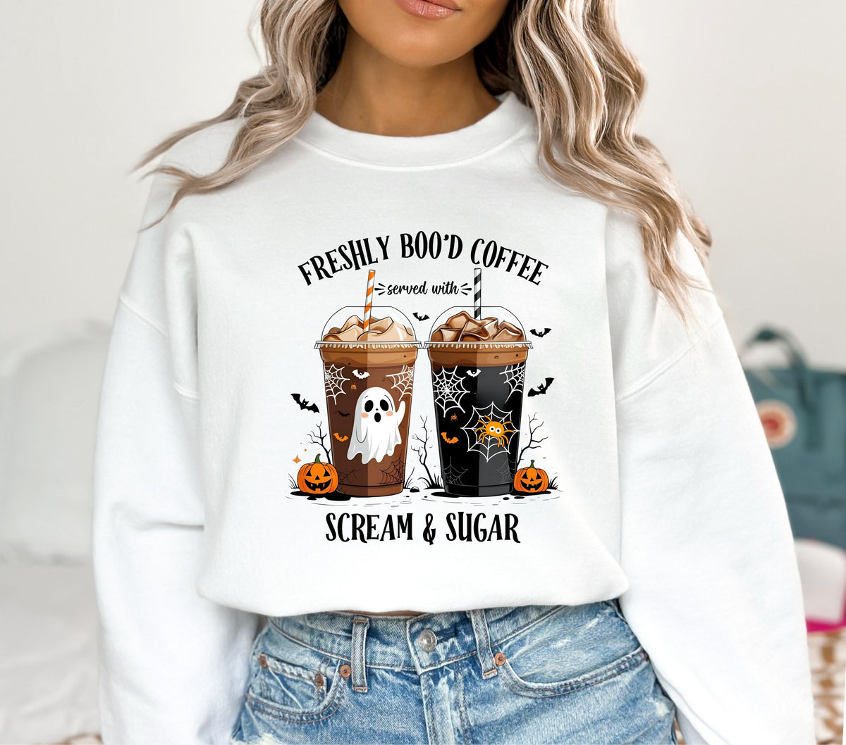 Freshly Boo'd Coffee DTF Transfers